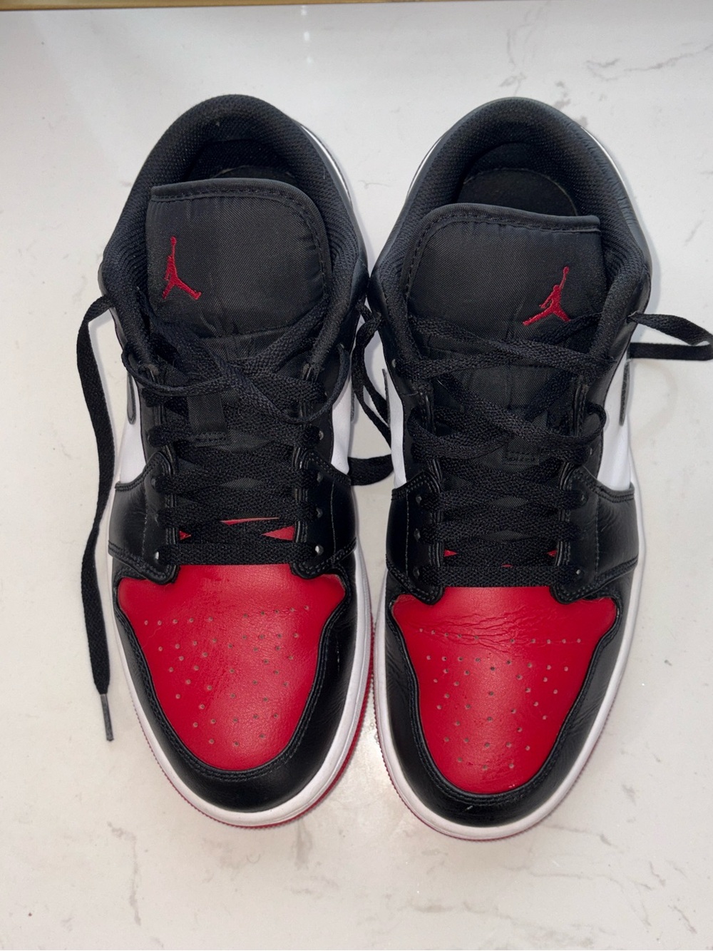 Jordan Men’s Sneakers - Black, Red & White